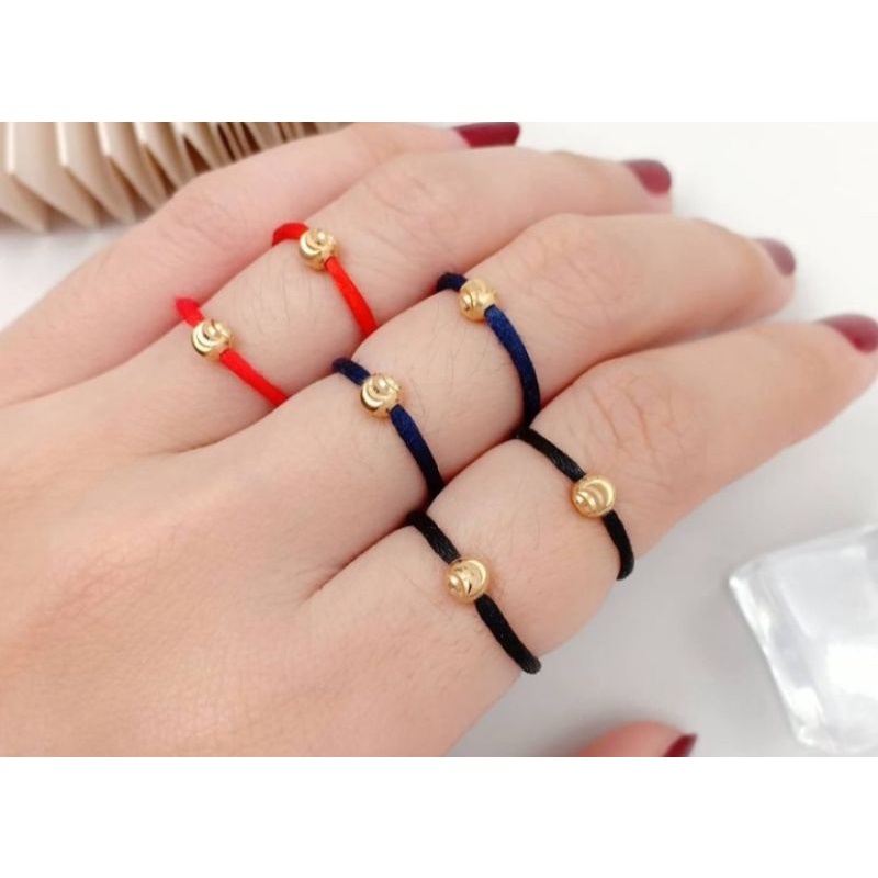 Cincin Tali Emas 0.10 gram kadar 10 karat"Semar Nusantara"