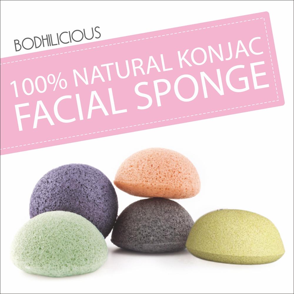 Natural Konjac Sponge [ Face / Facial Spons / Spon Wajah / Perawatan Muka / Organic / Organik ]