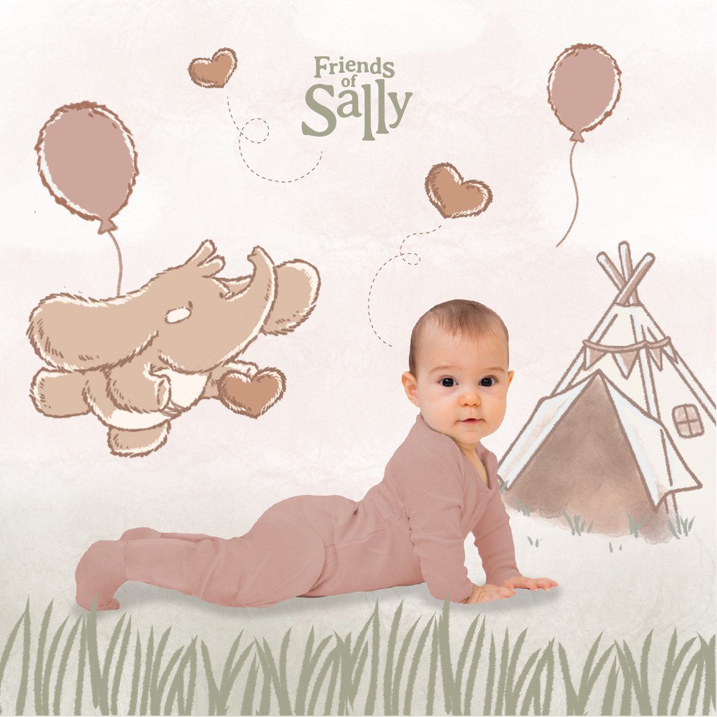 Friends of Sally - Bamboo Baby Jumpsuit