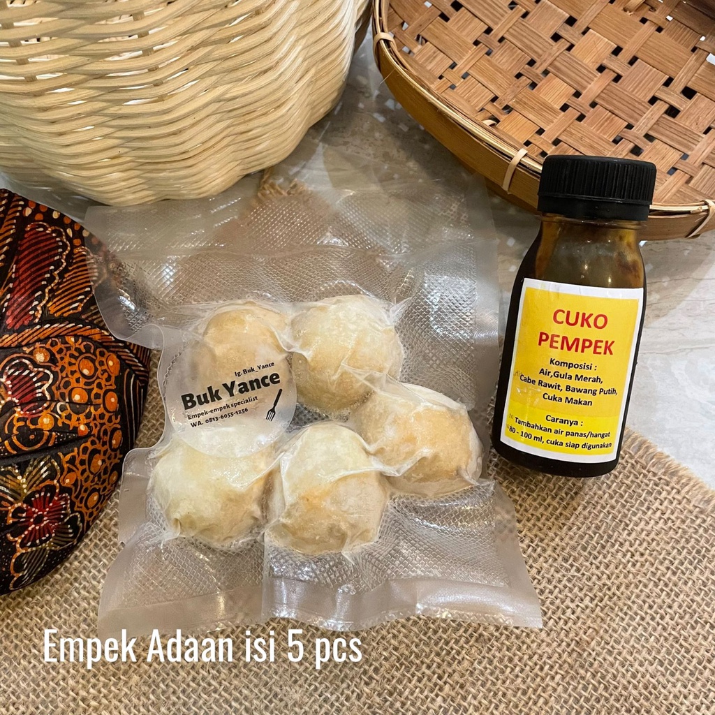 

Pempek Adaan / Bulat (isi 5 pcs per pac)