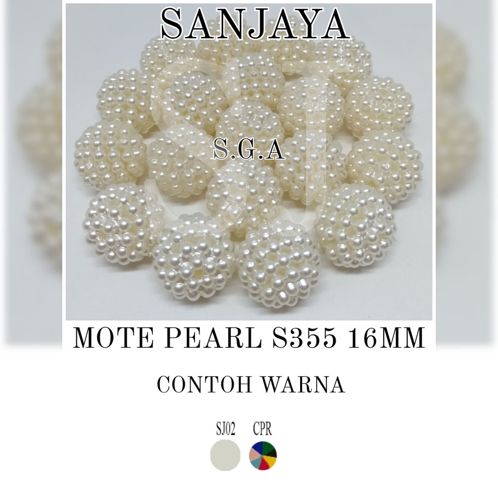 MOTE PEARL / MOTE BERRY / MOTE DURIAN / MANIK BERY / MANIK DURIAN / MANIK PEARL BERRY BULAT / MOTE PEARL BULAT S335 16MM