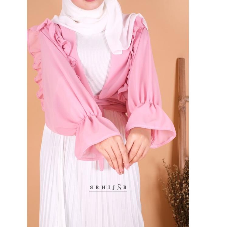 Special Price.. RUFFLE OUTER | outer ceruty | cardigan ceruty | crop outer | cardigan | cardigan cro