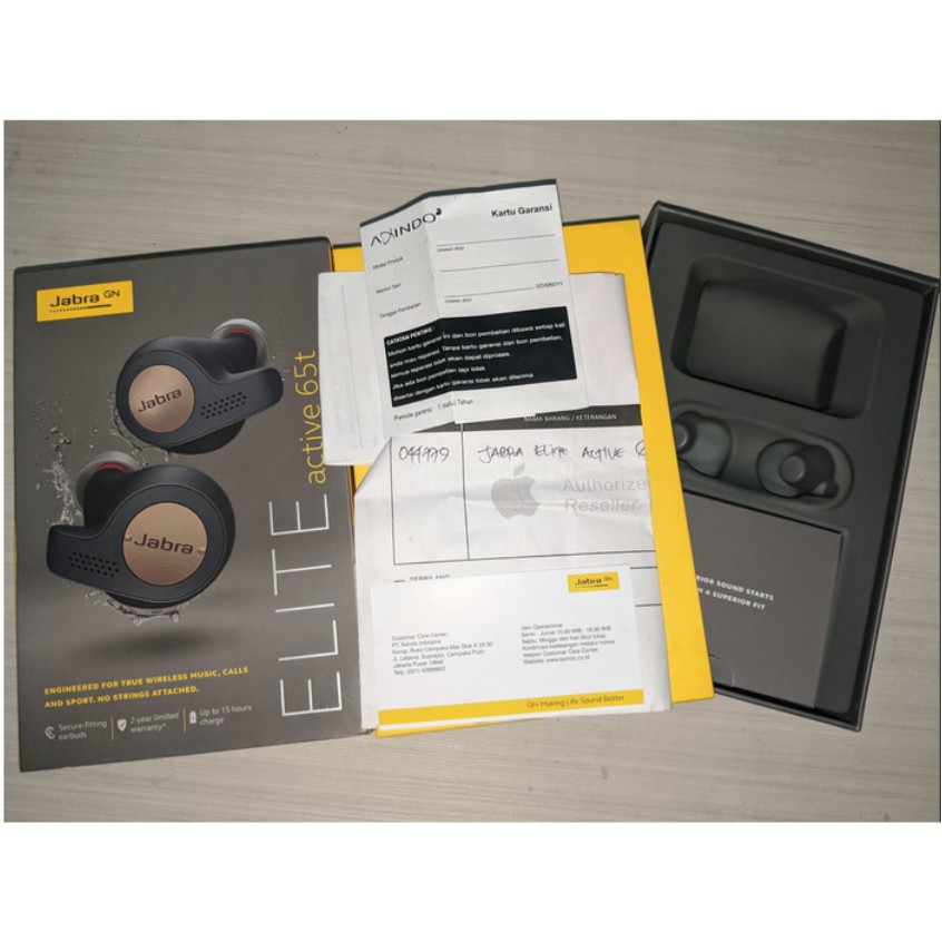 Jabra Elite ACTIVE 65t SECOND / 2nd MULUS eks RESMI COD JOGJA / PWT