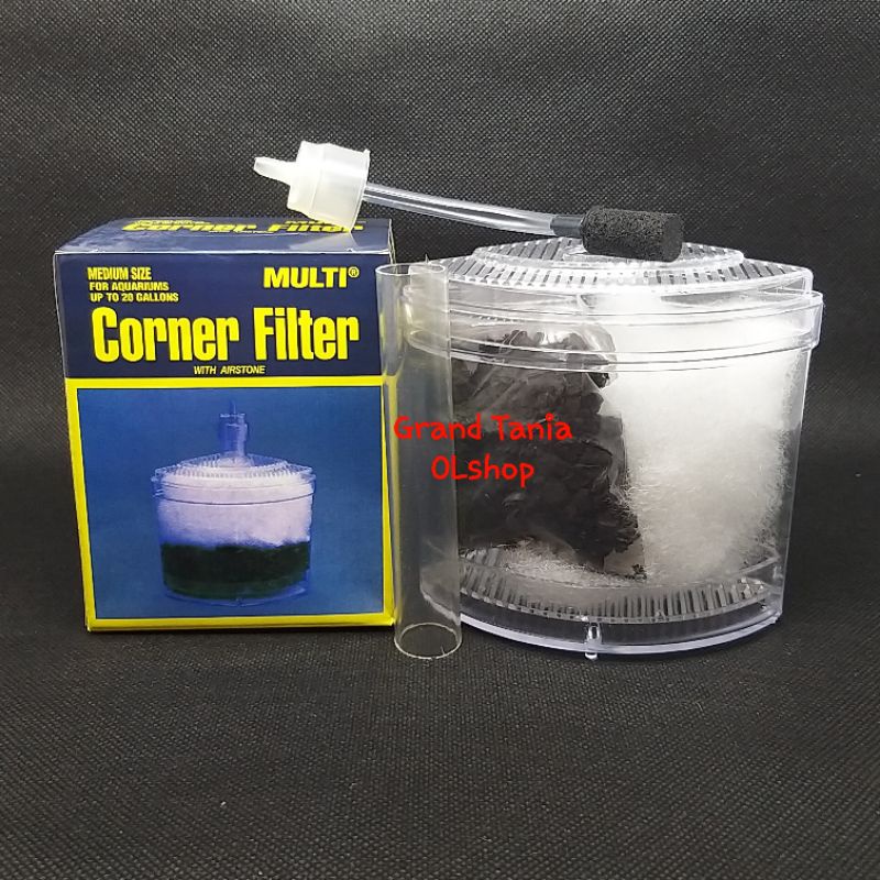 Corner Filter size medium aquarium aquascape