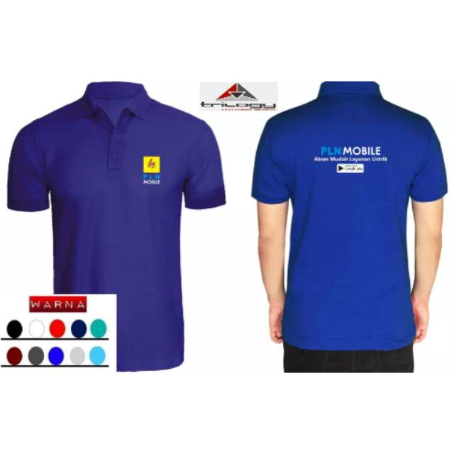 KAOS POLO PLN MOBILE KUALITAS DISTRO PREMIUM