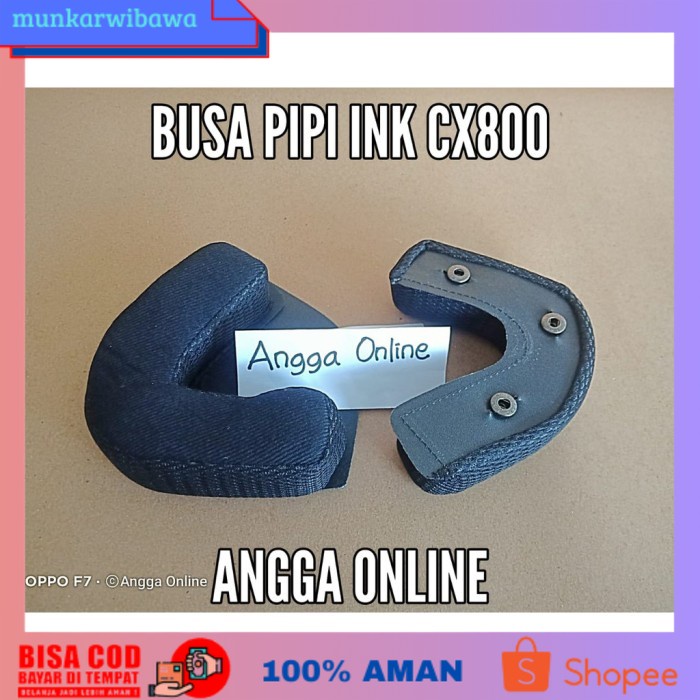 (BISA COD) SEPEDA MOTOR HELM & AKSESORIS PENGENDARA MOTOR BUSA PIPI INK CX800,