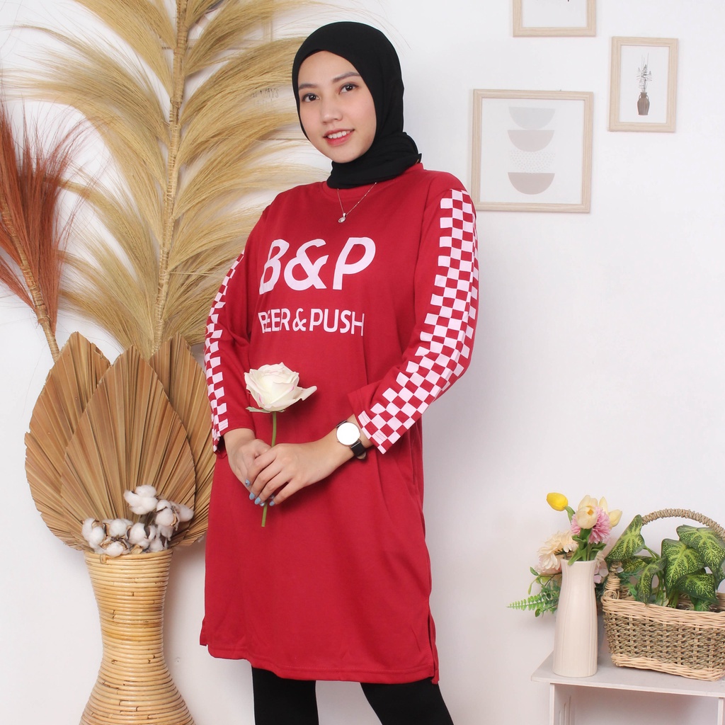 [12.12] RX FASHION - TUNIK BEER &amp; PUSH (BP) / TUNIK MUSLIM - FASHION ATASAN WANITA 1R