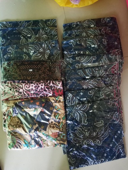 Kemeja Hem Batik Terviral Top 1 Di Shopee Original No Kw Ready Seragam Harga Grosir