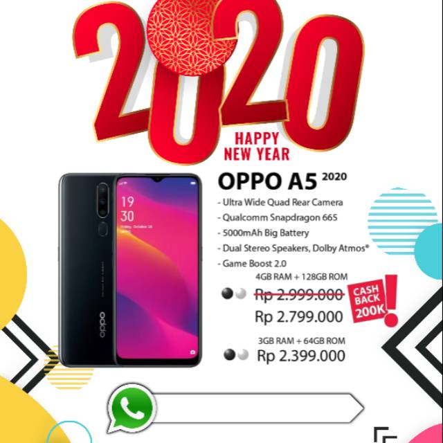 OPPO a5 2020 garansi resmi nasional