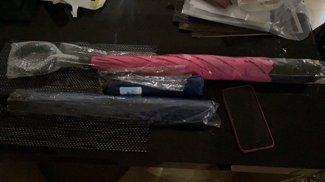 Payung Terbalik Kazbrella 2nd Generation Tombol Merah Non Sarung