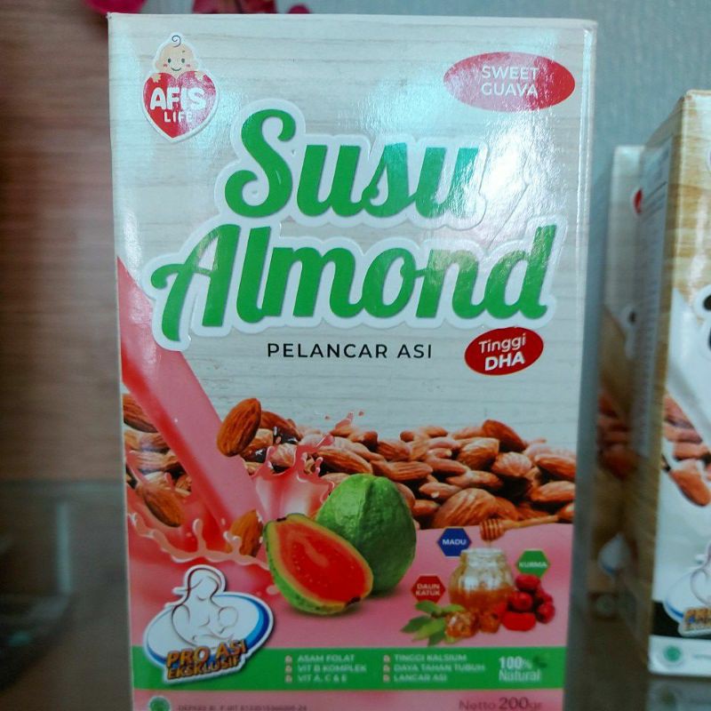 Jual Afis Susu Almond Sweet Guava Gr Shopee Indonesia