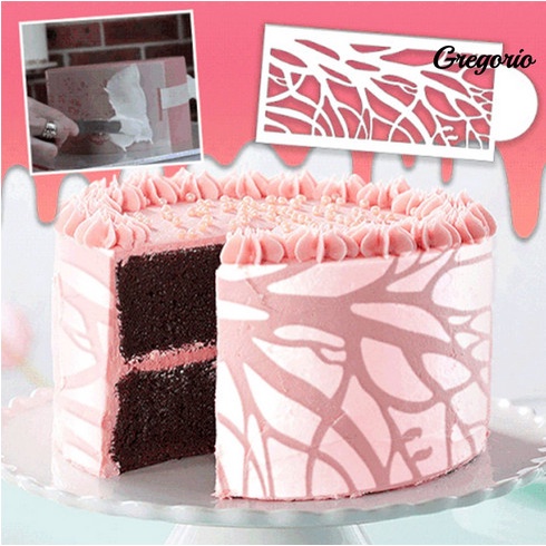 Cake Stencil - Border Lace GCS20_03 (22x16cm)