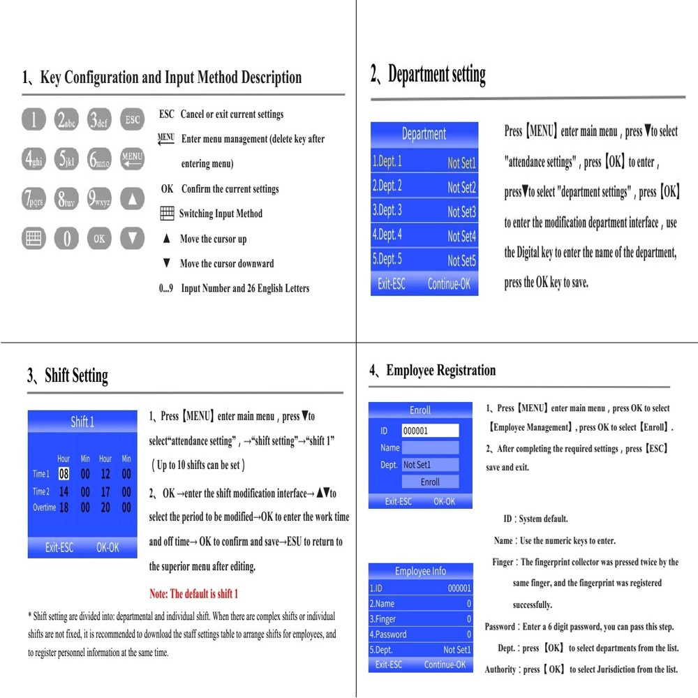 MESIN ABSENSI - FINGER PRINT - FINGERPRINT - SIDIK JARI