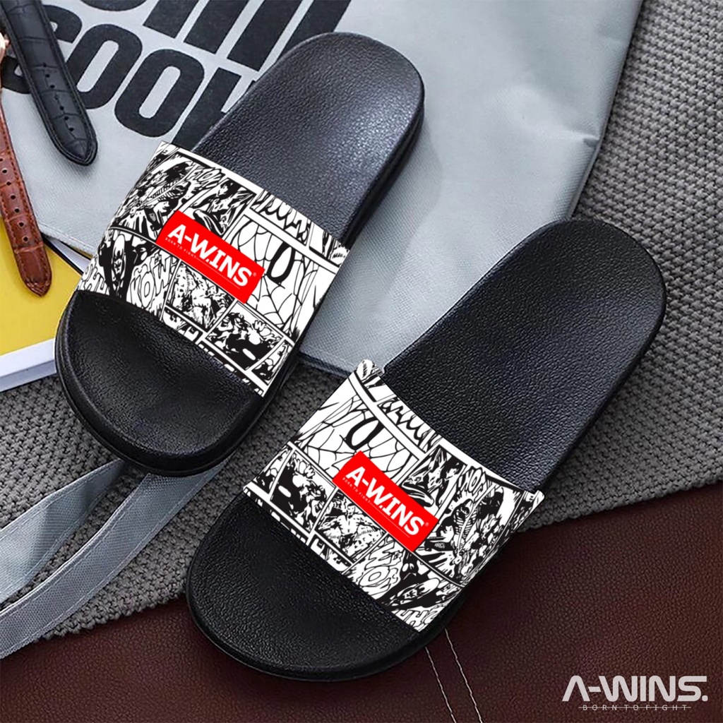 SANDAL PRIA DISTRO/SANDAL SLIDE PRIA/OTHERS/SANDAL KOKOP COWOK/SANDAL SLIP ON LAKI LAKI DEWASA/SANDA