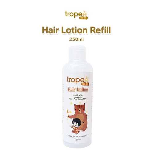 Tropee Bebe - Lotion Rambut (Hair Lotion) 100ml dan refill hair lotion 250ml hair lotion cipung tropee bebe WINTER SKY