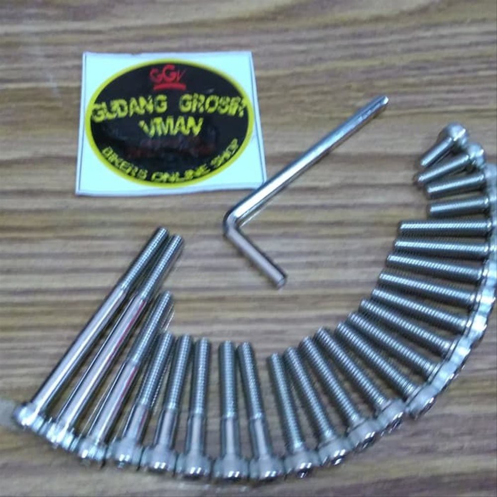 Dijual Baut Blok Mesin Satria FU Baut Blok Mesin Satu Set Motor Satria FU Murah