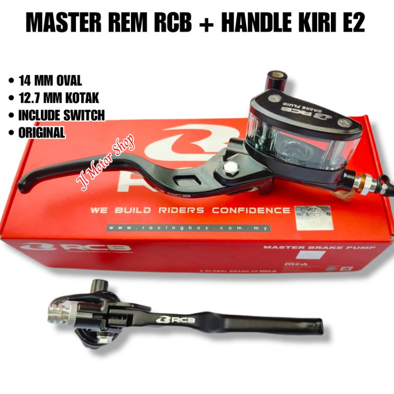 MASTER REM RCB HANDLE KOPLING RCB KANAN KIRI - MASTER REM RCB KOTAK OVAL KIRI KANAN BEAT VARIO SCOOPY GENIO AEROX RXKING RX KING TIGER NINJA R RR 250 VIXION JUPITER MX MXKING SONIC SATRIA FU VEGA F1ZR GL PRO CBR MEGAPRO NMAX ADV PCX VARIO 160 E2 E3