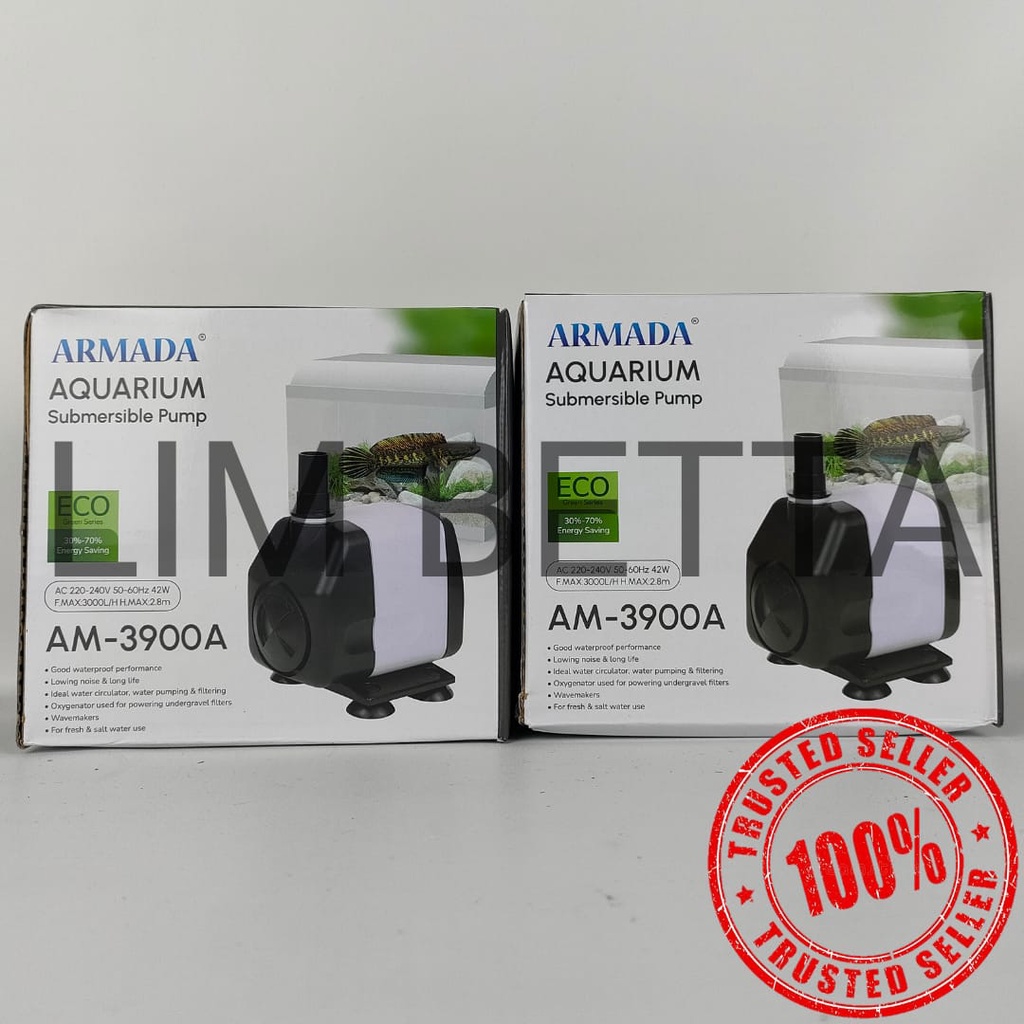 POMPA AQUARIUM ARMADA AM-3900 A / POWER HEAD 3900 LOW WATT TERMURAH