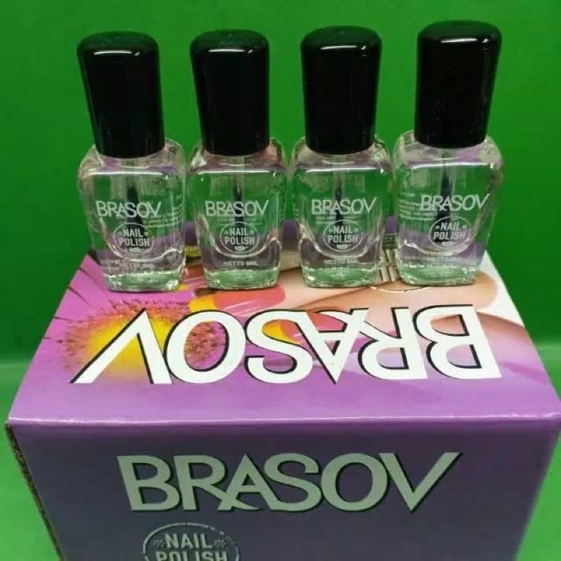 harga box // brasov kutek merah / putih / hitam / bening / base coat / warna warni / stabillo / hijau / nude series / blink series