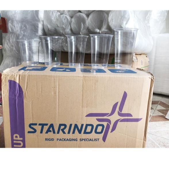 Terbaru Gelas Plastik Starindo 18oz .,.