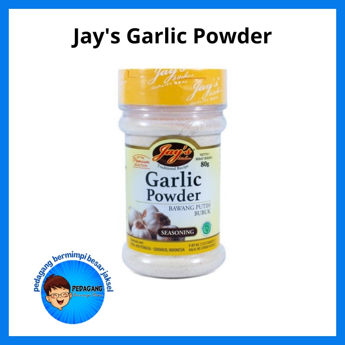 

Jay's Kitchen Garlic Powder 80gr | Bawang Putih Bubuk | Bubuk Bawang Putih