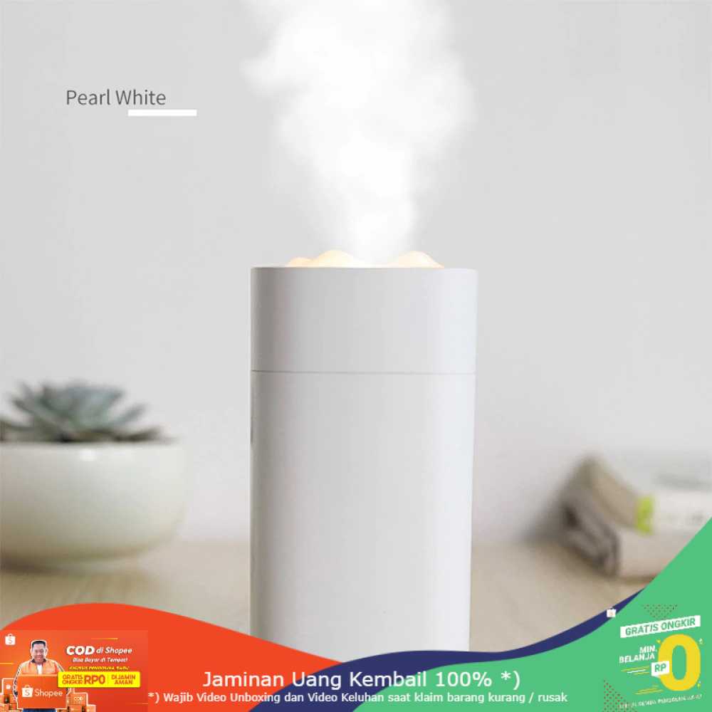 (BISA COD) RVOSTR  Air Humidifier Diffuser Pelembab Udara Lampu Tidur 350ml - S1