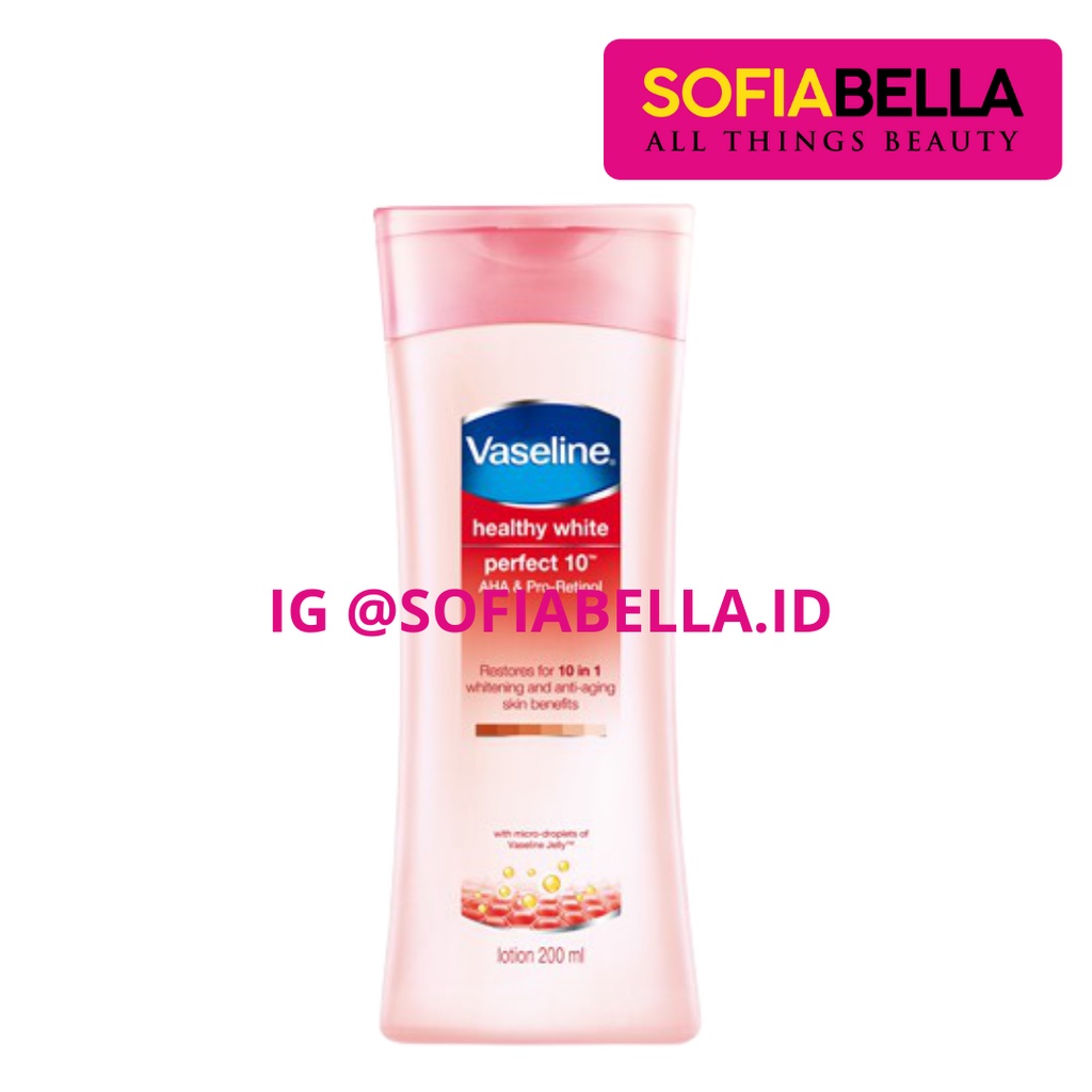 VASELINE HEALTHY WHITE PERFECT10
