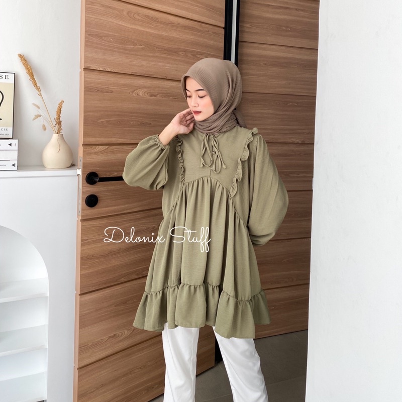 Rafaella crinkle tunik