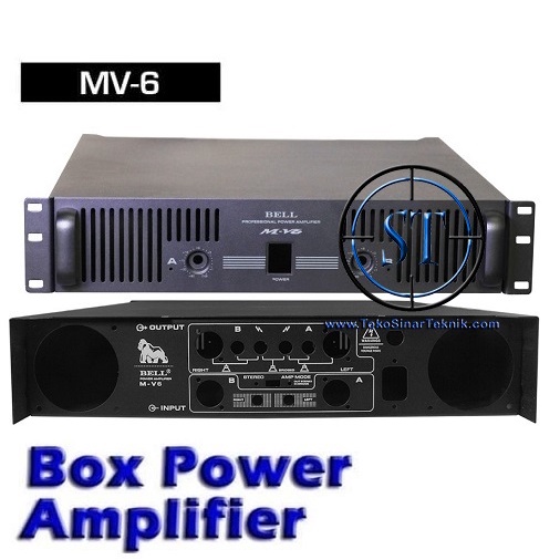 Box Power Amplifier MV-6 Box Amply MV6 Box Bell