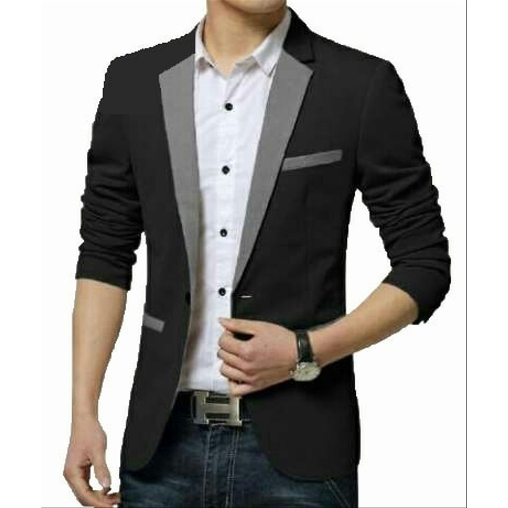 Jas Blazer Matrix Slimfit Korea Pria Casual / Blazer Murah Outer Pria