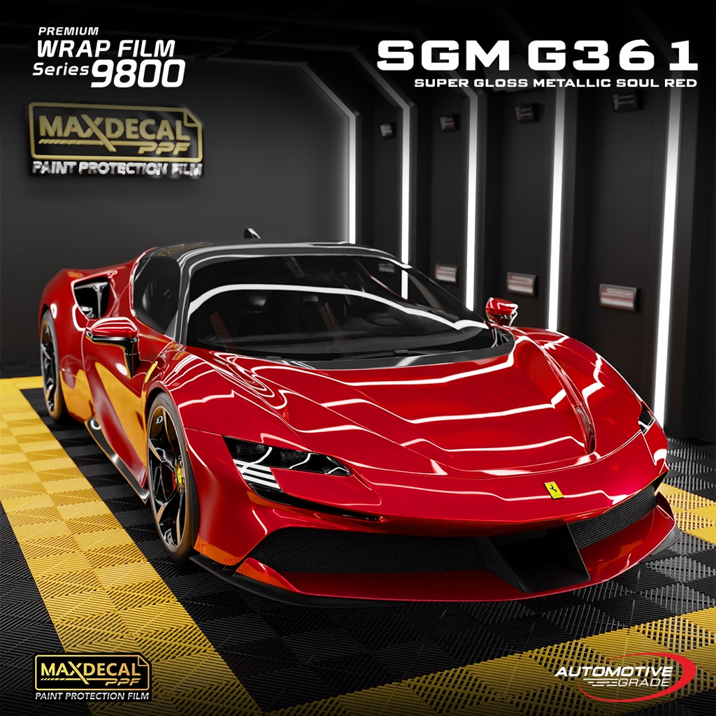 Maxdecal Premium Wrap Film 9800 - METALLIC SOUL RED