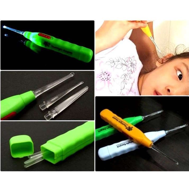 Korek Kuping Pembersih Telinga LED Anak dan Dewasa TU88 Earpick Flashlight