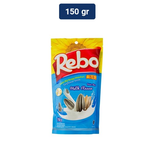 Rebo Kuaci Bunga Matahari Milk 150Gr | Shopee Indonesia