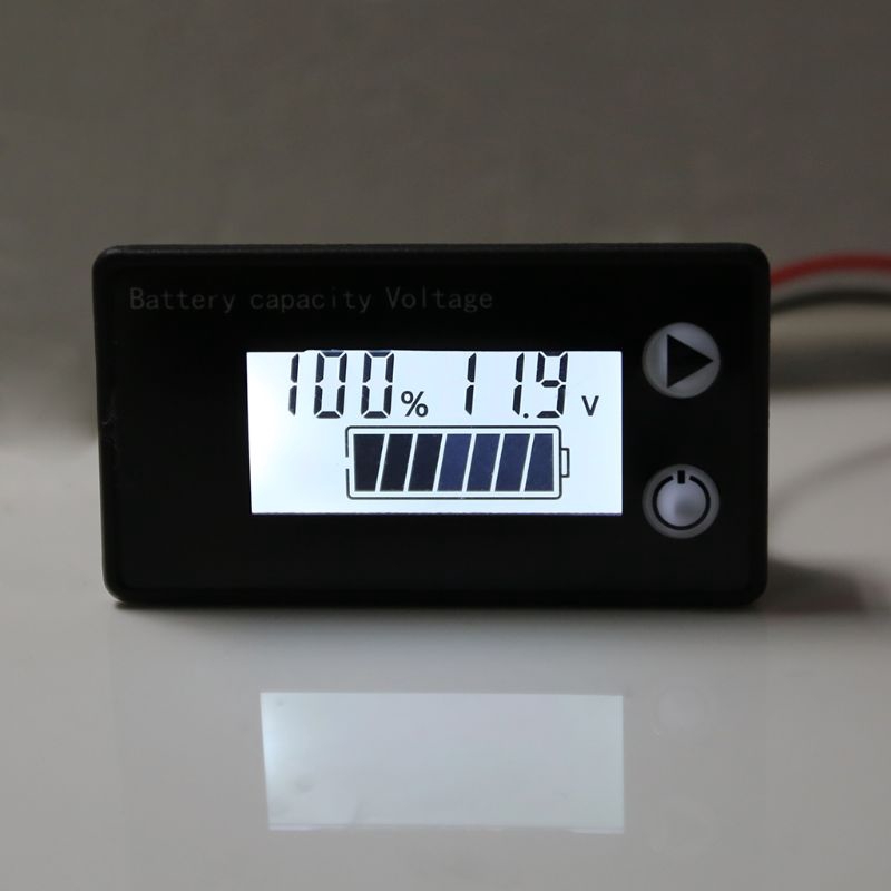 ✿ AUS Indikator Kapasitas Baterai Lithium Asam Timbal DC 8v-100v untuk Mobil / Motor