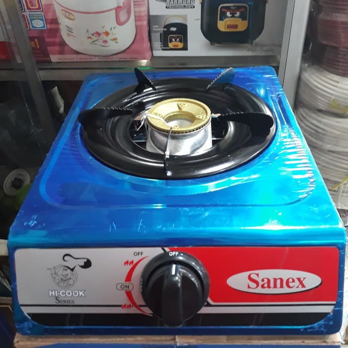Kompor Gas Satu Tungku SANEX K-808S SNI Stainles - Kompor Sanex Stainless Harga Murah