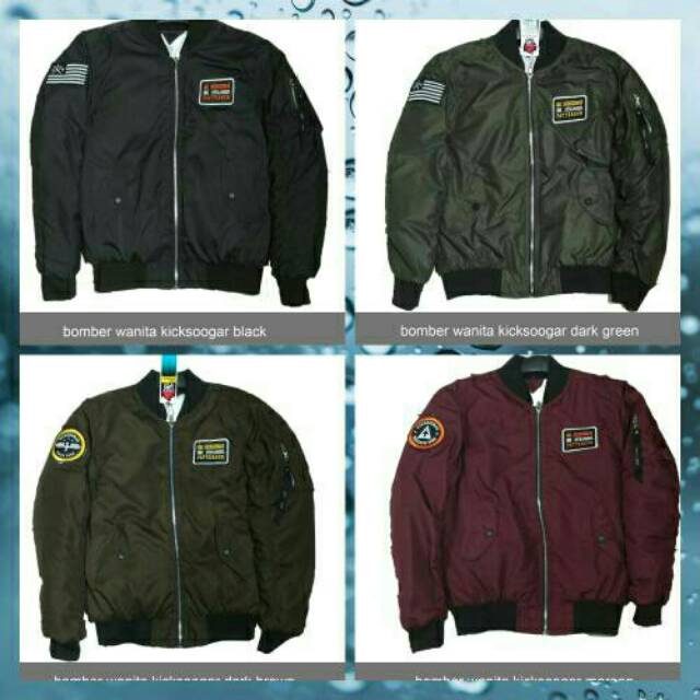 Jaket Bomber Wanita Kicksoogar