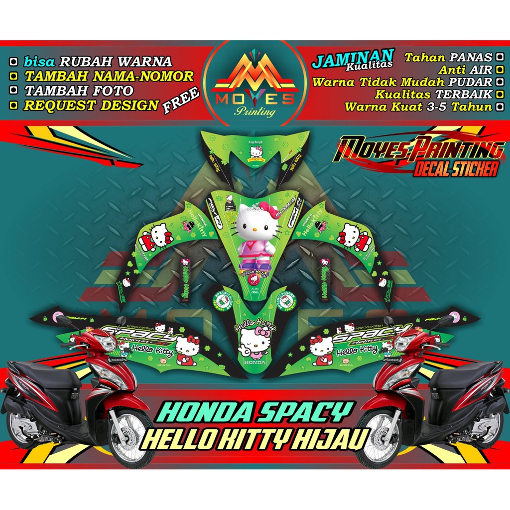 cod stiker motor spacy stiker spacy full body decal stiker spacy full body stiker full body hoda spa