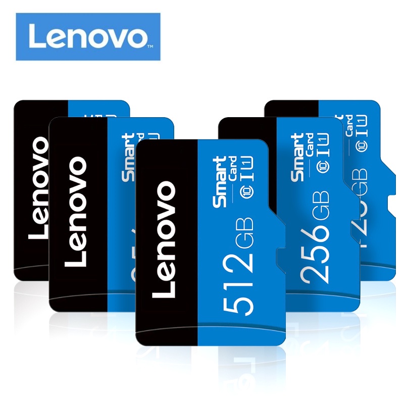 Lenovo Kartu Memori Micro SD TF Mini Kecepatan Tinggi 512GB 256GB