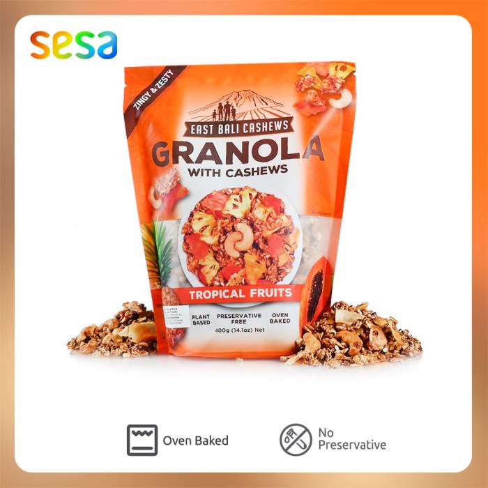 

Jual Granola Tropical Fruits Ebc 400 G