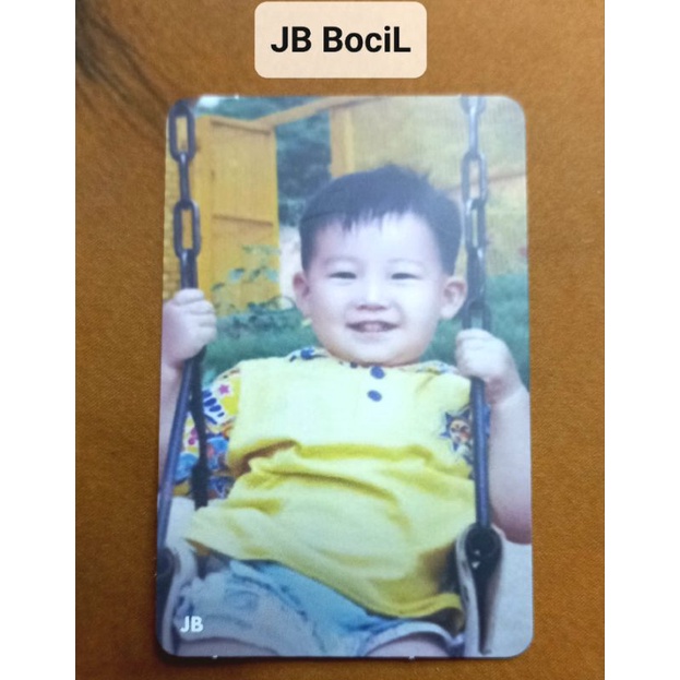 GOT7 JB OFFICIAL PC photocard.