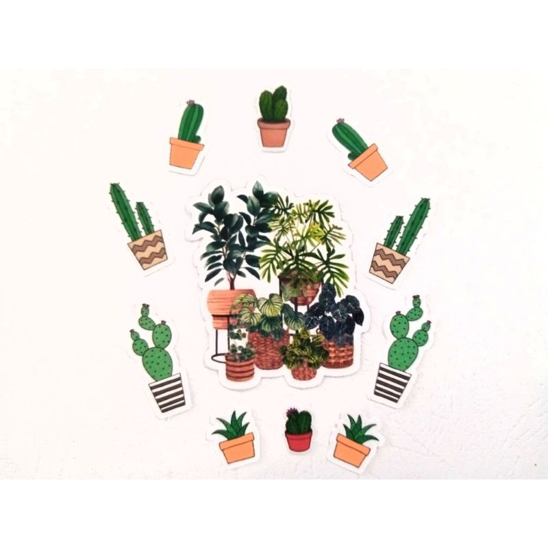 

STICKER TUMBLR PLANTS (1) EDITION CUTE STICKER UNTUK LAPTOP HP KULKAS KOPER
