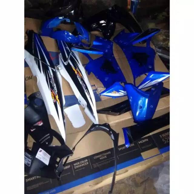 Full set body Supra X 125 Lama biru ONGKIR TERMURAH