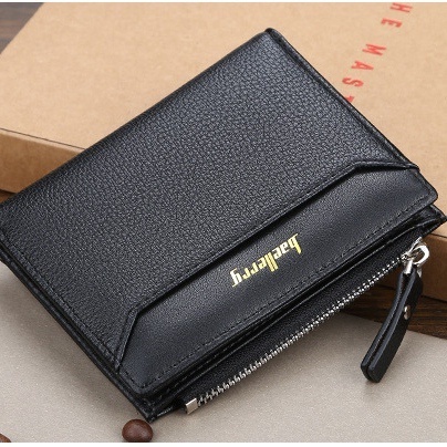 DOMPET LIPAT WANITA KULIT HITAM MINI SLOT KARTU LUIPA WA571B5  PENDEK IMPORT BATAM BAELLERRY ORIGINAL RESLETING KOIN KECIL SIMPLE REMAJA KEKINIAN KOREA