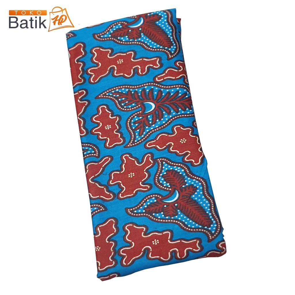 Bahan Banyumas Printing Khas Banyumasan Biru Manis / Kain Bahan Batik