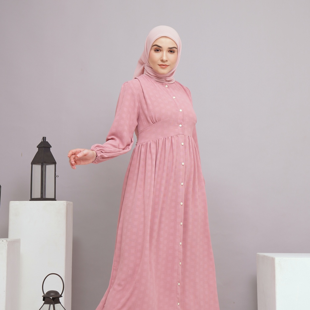 Viona Dress crincle import dress busui jumbo dress anti nerawang premium