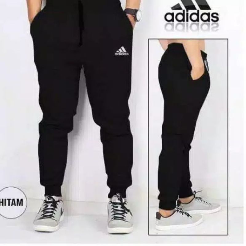 Celana Joger Pria Surfing Distro Premium Training Jogger Hitam abu navy