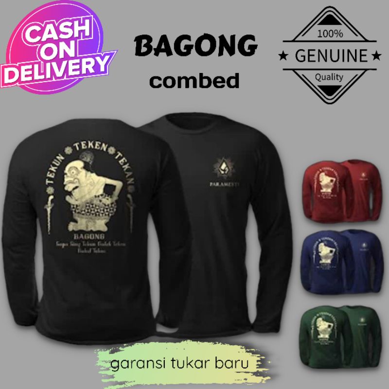 Kaos Cewek Cowok Distro Paramesti Magetan Asli Kaos Wayang Jawi Bagong Bahan Nyaman Garansi Tukar Ba