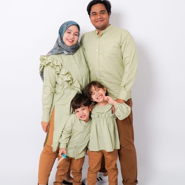 baju lebaran couple keluarga / family raya set couple / sarimbit idul fitri