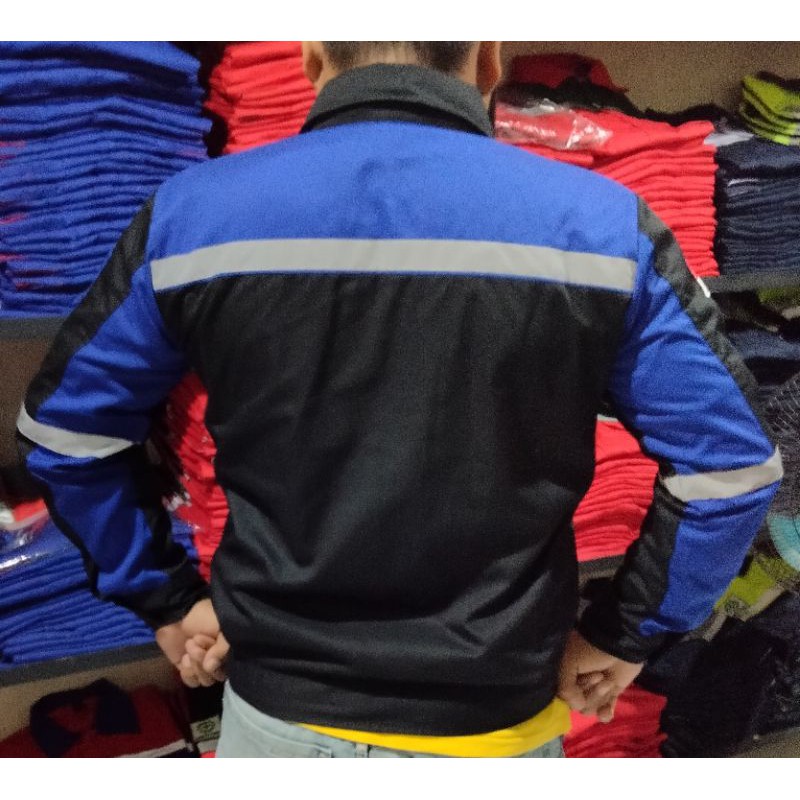 WEARPACK SAFETY / KEMEJA SAFETY / BAJU SAFETY LENGAN PANJANG / BAJU PROYEK KEREN / BAJU KERJA PRIA PROYEK / BAJU KERJA PIRA LAPANGAN / BAJU MEKANIK / BAJU WEARPACK / WERFAK PRIA KERJA / BAJU WEARPACK KERJA PROYEK / BAJU TAMBANG / HITAM BENHUR