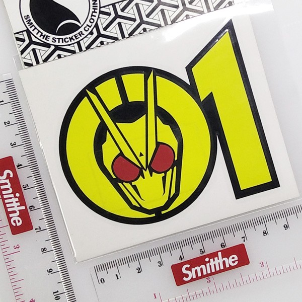 Stiker Kamen Rider Zero-One 01 Cutting Sticker aksesoris Mobil Motor